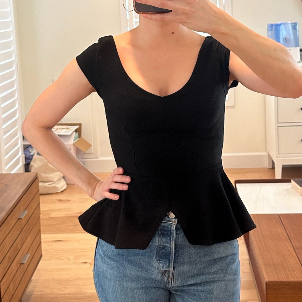 Vintage Urban Outfitters Peplum Top - Picture 7 of 11